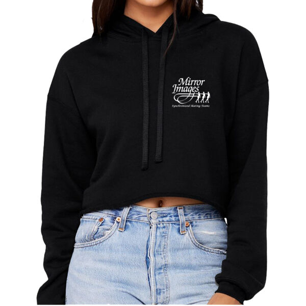 Women's Sponge Fleece Cropped Fleece Hoodie Thumbnail